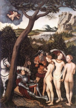 El Juicio de París 1528 religioso Lucas Cranach el Viejo desnudo Pinturas al óleo